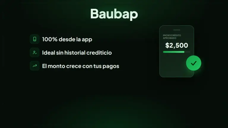 Baubap: requisitos y cómo aumentar tu monto disponible